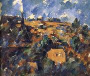 Paul Cezanne van het huis op een heuvel France oil painting artist